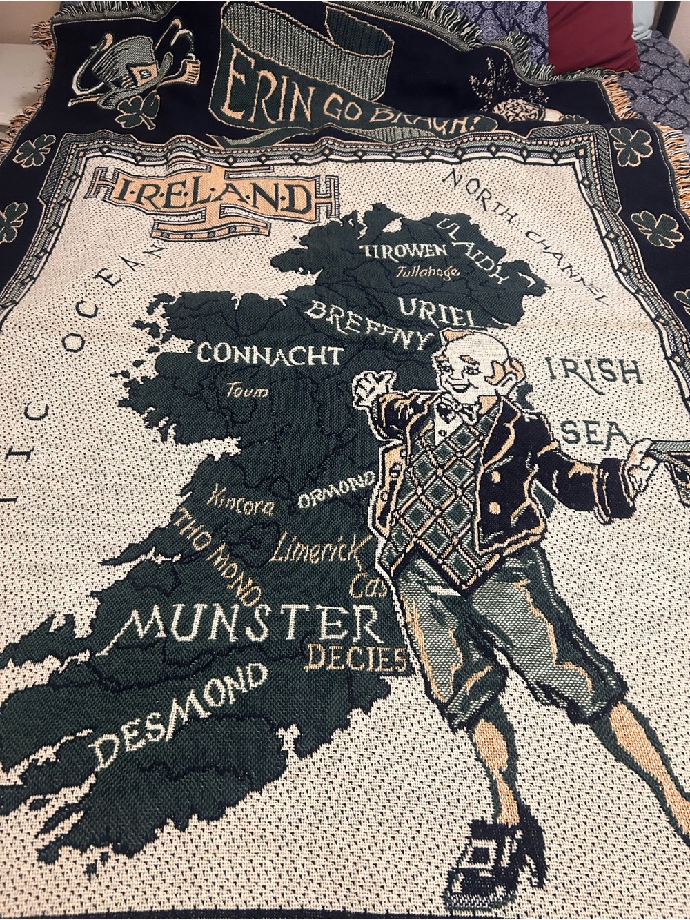 Ireland throw blanket